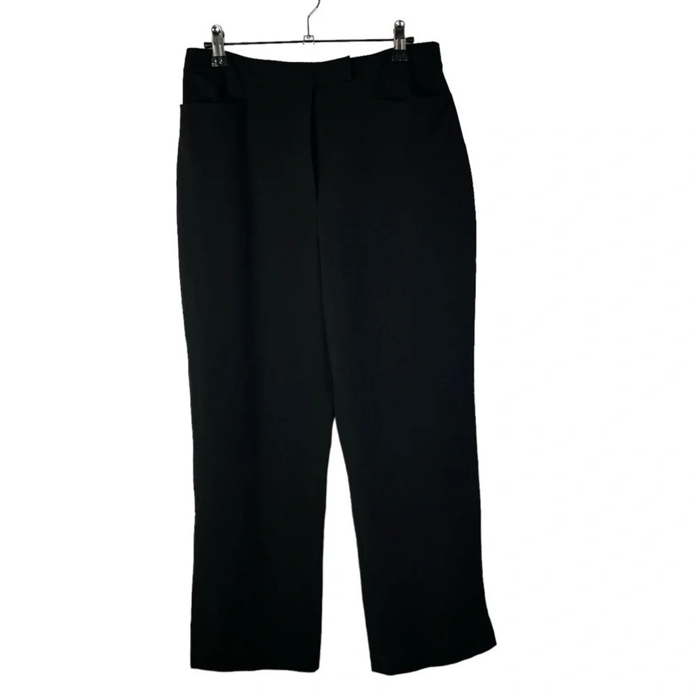 Apostrophe Y2K Black Bootcut Leg Dress Pants 10
